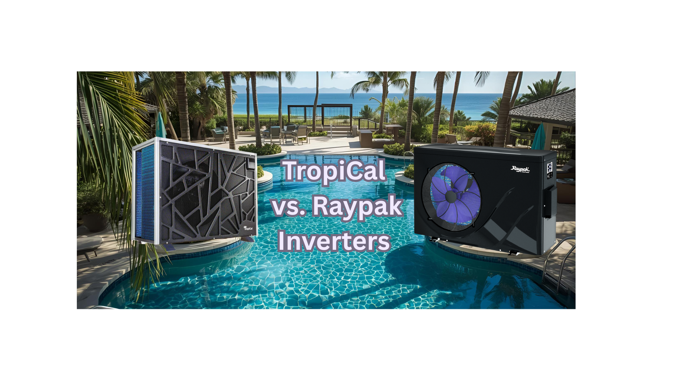 Pool heater comparison between Tropical and Raypak Crosswind Inverter