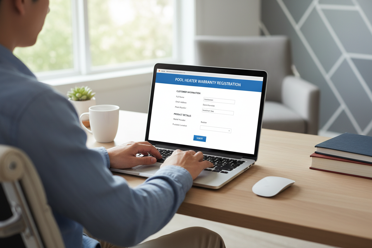 filling out warranty registration online
