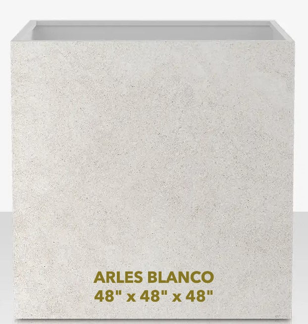 Aries Blanco Designer Porcelain Planters