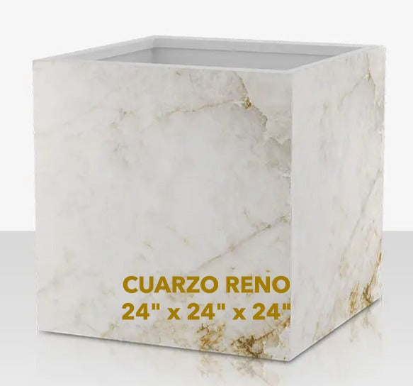 Cuarzo Reno Designer Porcelain Planters
