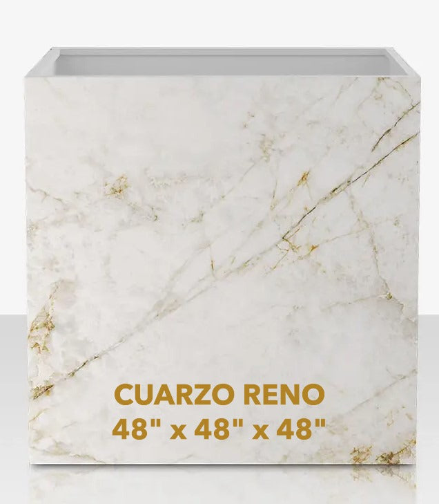 Cuarzo Reno Designer Porcelain Planters