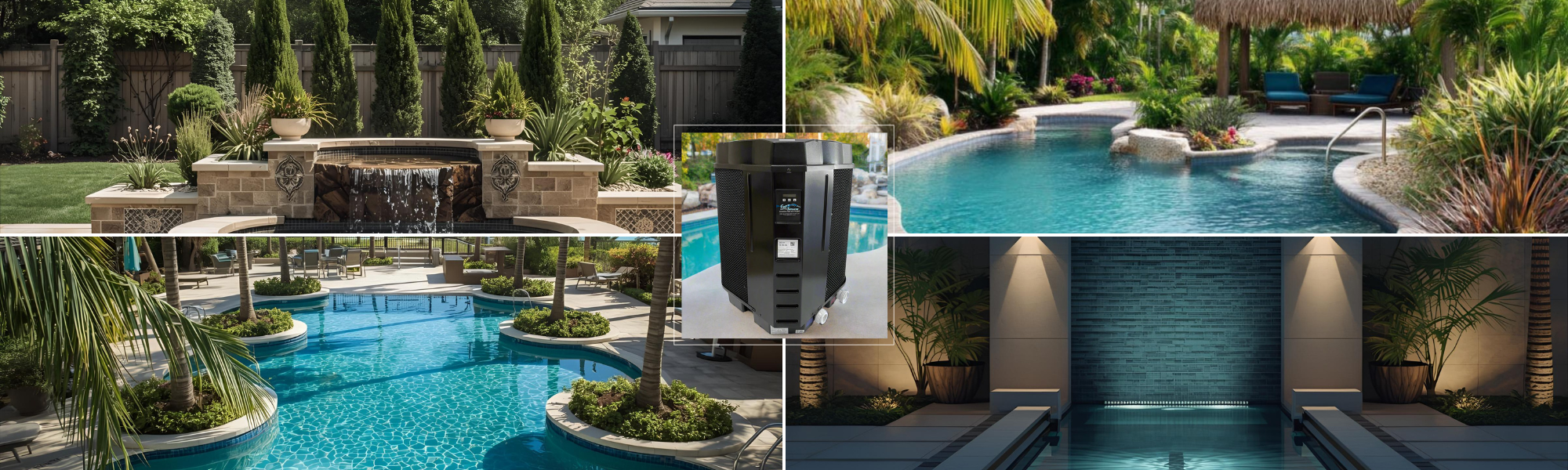 Gulfstream pool heater with pristine swimming pools
