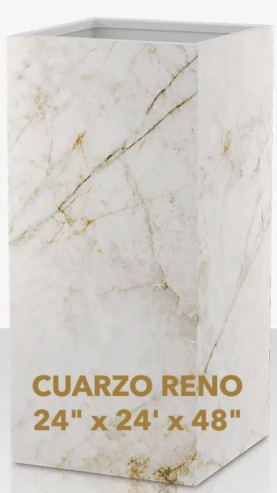 Cuarzo Reno Designer Porcelain Planters