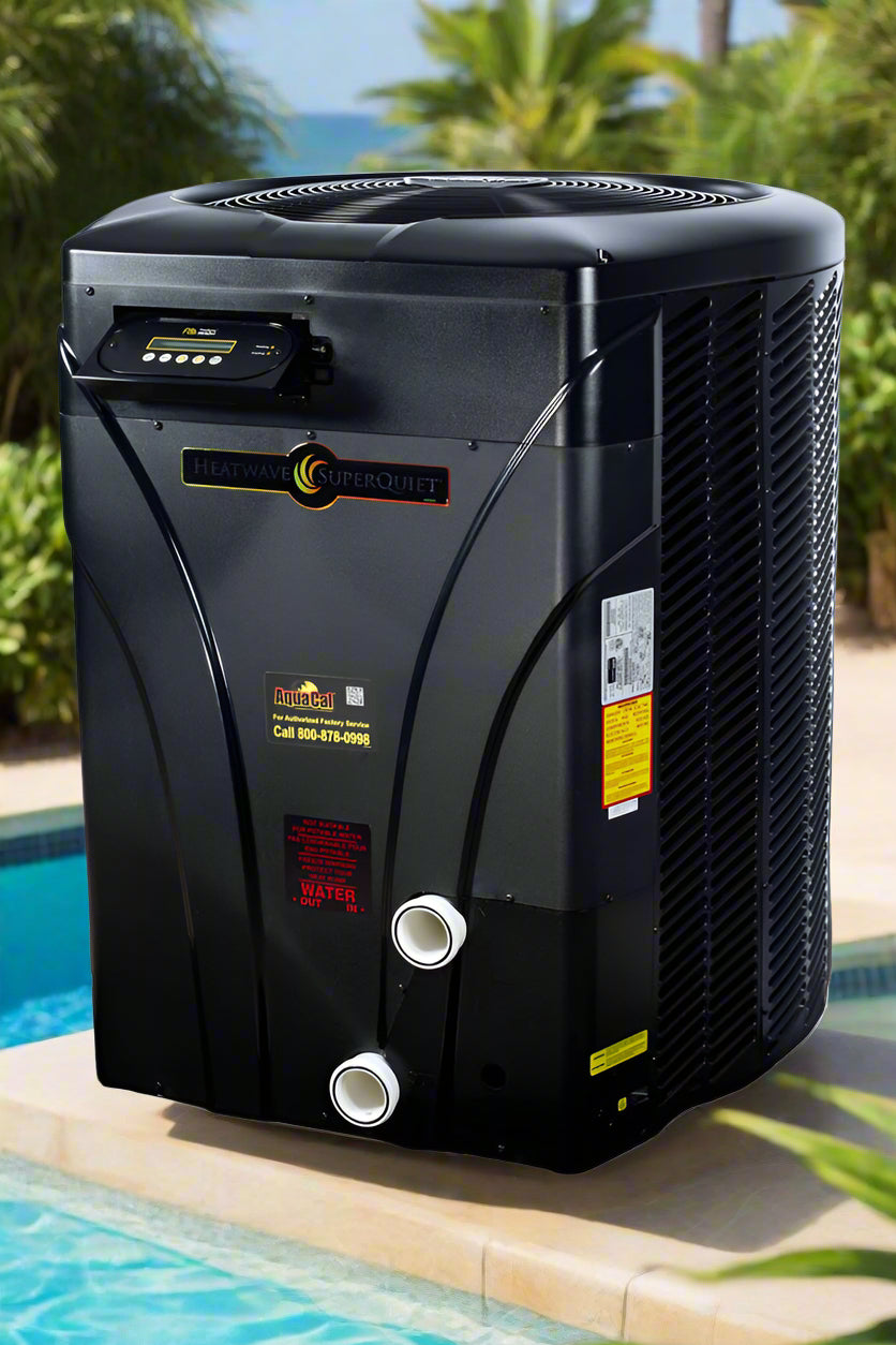 AquaCal HeatWave SuperQuiet Heat Pump Model SQ140R, 114K BTU
