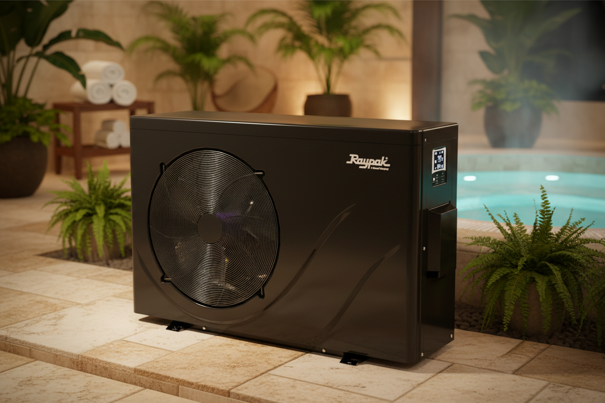 Raypak Crosswind-50-I-R 45,000 BTU Inverter Pool Heat Pump